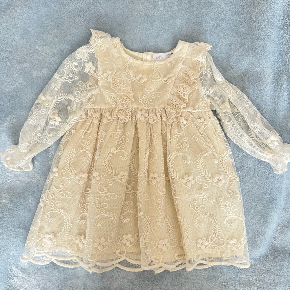 Zara lace toddler dress